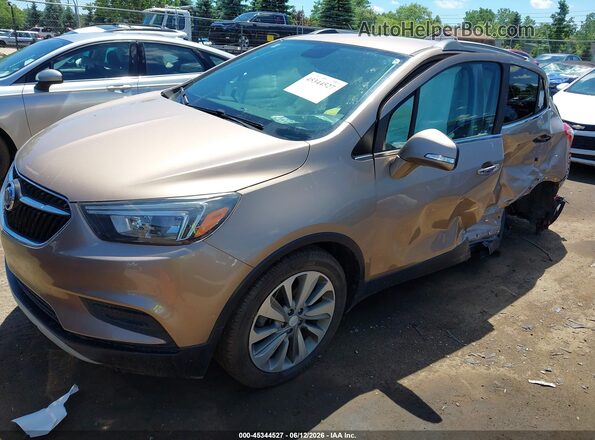 KL4CJASB7KB853768 2019 BUICK ENCORE Gold Przód lewy