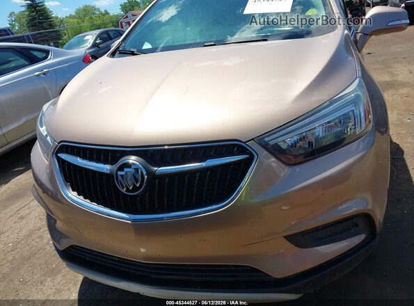 KL4CJASB7KB853768 2019 BUICK ENCORE Gold Widok zestawu wskaźników