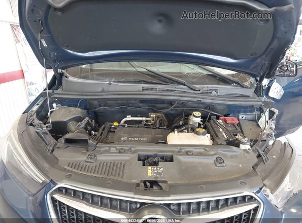 KL4CJASB7KB906677 2019 BUICK ENCORE Blue უკანა ხედი