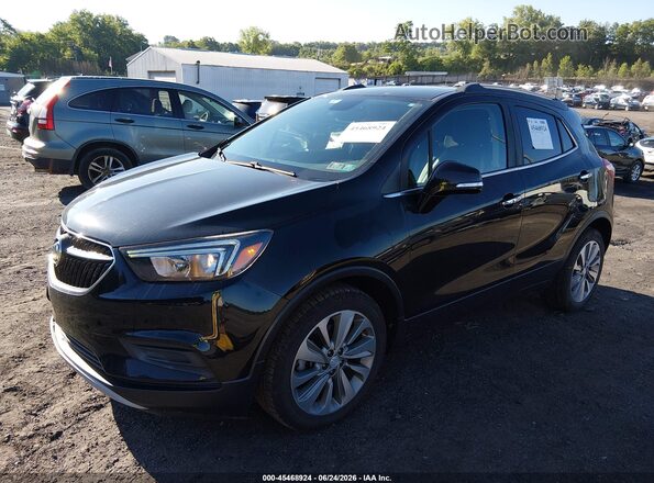 KL4CJASB7KB936584 2019 BUICK ENCORE Черный Передняя левая четверть