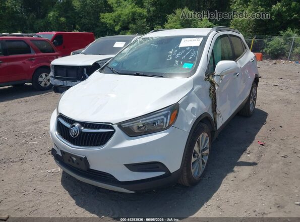 KL4CJASB7LB058995 2020 BUICK ENCORE Белый Передняя левая четверть