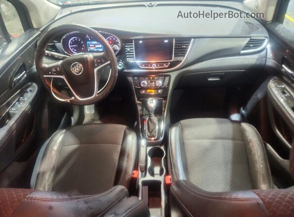 KL4CJASB9JB542146 2018 BUICK ENCORE Purple Вид панелі приладів