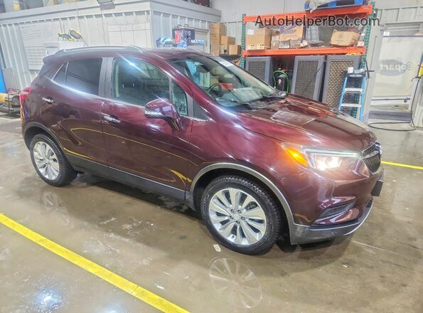 KL4CJASB9JB542146 2018 BUICK ENCORE Purple Передня права чверть