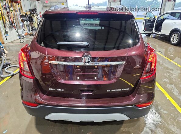 KL4CJASB9JB542146 2018 BUICK ENCORE Purple Вид ззаду