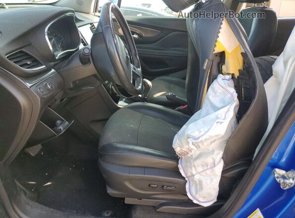 KL4CJASB9JB596949 2018 BUICK ENCORE Blue Widok wnętrza z przodu