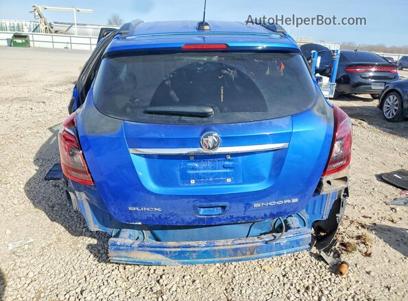 KL4CJASB9JB596949 2018 BUICK ENCORE Blue Widok z tyłu