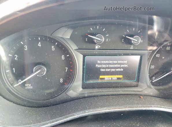 KL4CJASB9JB596949 2018 BUICK ENCORE Blue Widok zestawu wskaźników