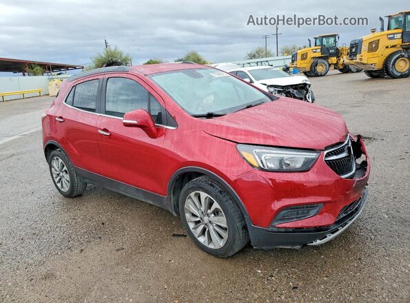KL4CJASB9KB708991 2019 BUICK ENCORE Maroon Front right