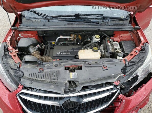 KL4CJASB9KB708991 2019 BUICK ENCORE Maroon Engine compartment view