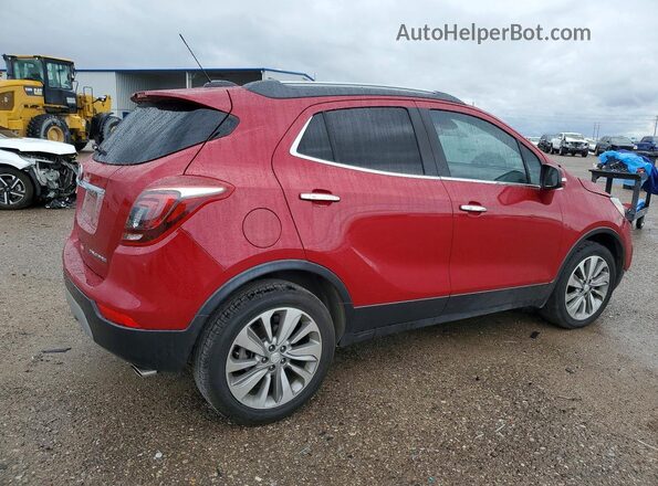 KL4CJASB9KB708991 2019 BUICK ENCORE Maroon Rear right