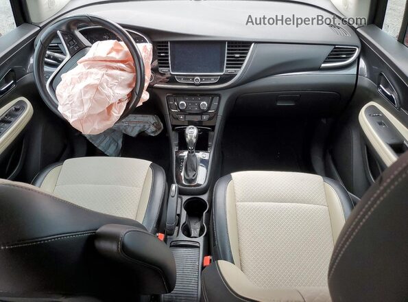 KL4CJASB9KB708991 2019 BUICK ENCORE Maroon Dashboard view