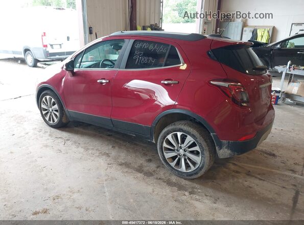 KL4CJASB9KB918894 2019 BUICK ENCORE Red Rear left