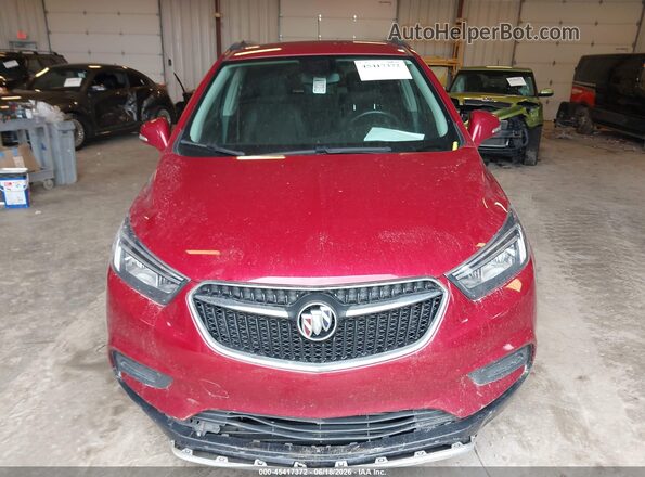 KL4CJASB9KB918894 2019 BUICK ENCORE Red Instrument cluster view