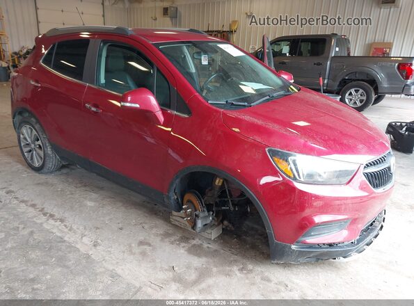 KL4CJASB9KB918894 2019 BUICK ENCORE Red Front view