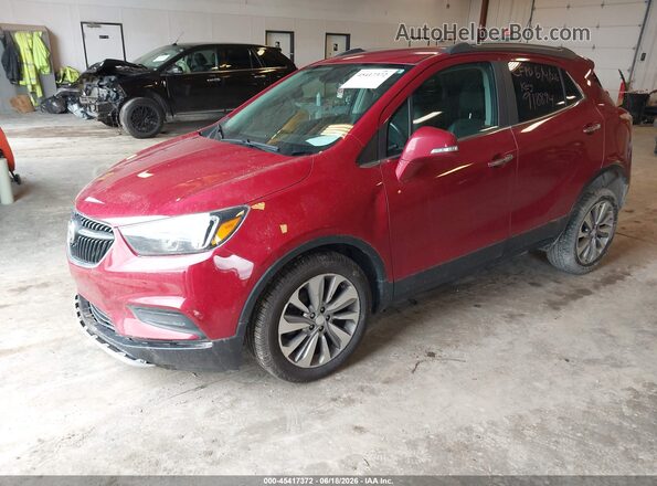 KL4CJASB9KB918894 2019 BUICK ENCORE Red Front left