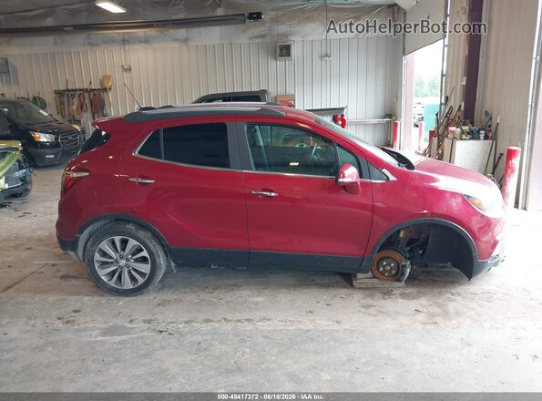 KL4CJASB9KB918894 2019 BUICK ENCORE Red Rear interior view