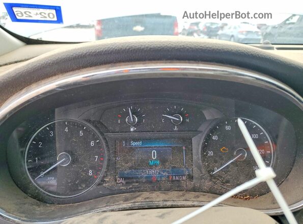 KL4CJASB9KB953824 2019 BUICK ENCORE Silver Instrument cluster view