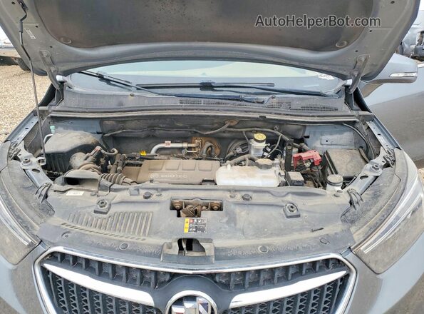 KL4CJASB9KB953824 2019 BUICK ENCORE Silver Engine compartment view