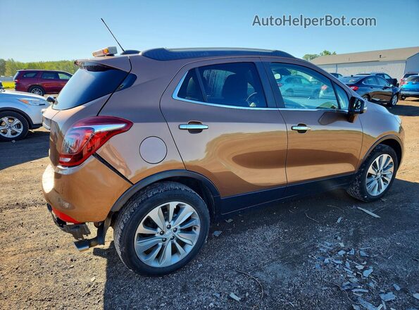 KL4CJASBXHB108683 2017 BUICK ENCORE Коричневый Задняя правая четверть