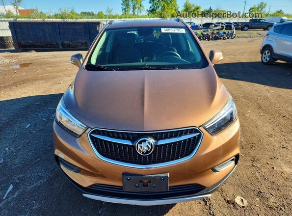 KL4CJASBXHB108683 2017 BUICK ENCORE Коричневый Вид спереди