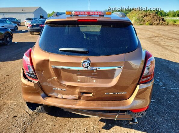 KL4CJASBXHB108683 2017 BUICK ENCORE Коричневый Вид сзади