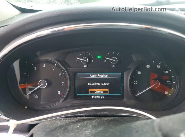 KL4CJASBXJB631871 2018 BUICK ENCORE Black Instrument cluster view