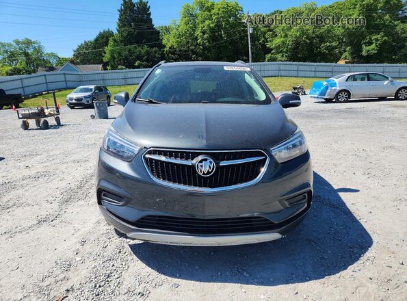 KL4CJASBXJB653420 2018 BUICK ENCORE Gray Front view
