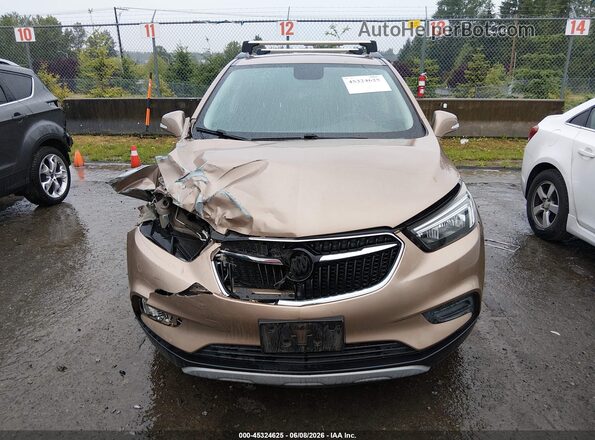 KL4CJASBXKB733057 2019 BUICK ENCORE Beige Instrument cluster view