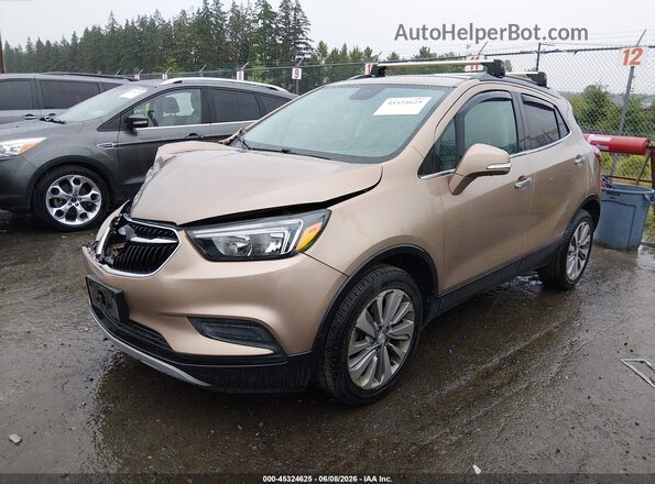 KL4CJASBXKB733057 2019 BUICK ENCORE Beige Front left