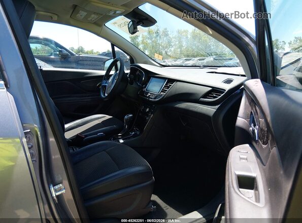 KL4CJASBXKB937082 2019 BUICK ENCORE Gray Widok wnętrza z przodu
