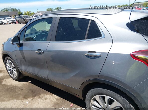KL4CJASBXKB937082 2019 BUICK ENCORE Gray Widok wnętrza 360 stopni