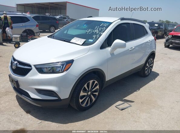 KL4CJASM9NB508215 2022 BUICK ENCORE Белый Передняя левая четверть