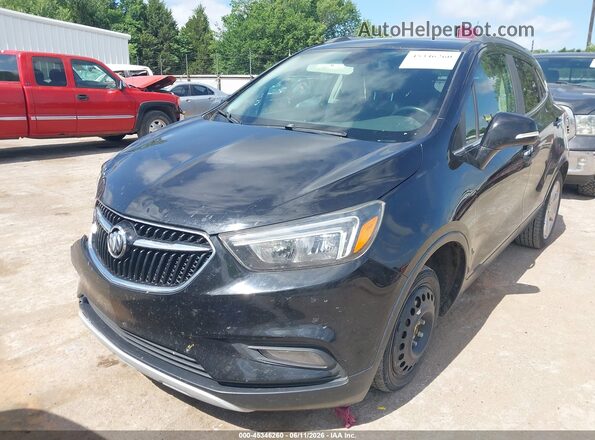 KL4CJBSB0HB053358 2017 BUICK ENCORE Black წინა მარცხენა ხედი სამი მეოთხედიდან