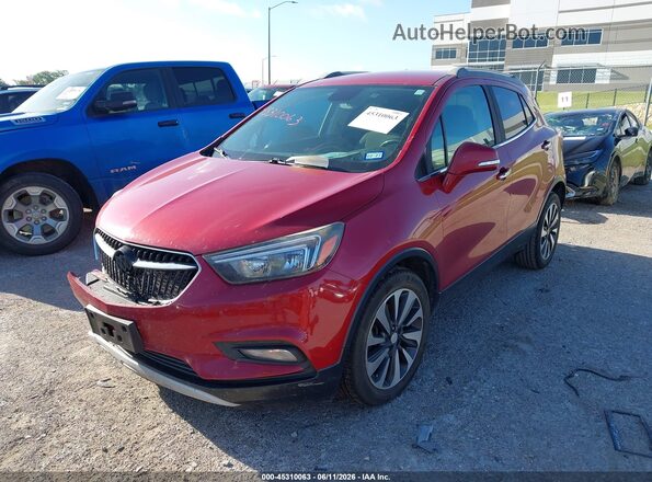 KL4CJBSB4HB126070 2017 BUICK ENCORE Burgundy წინა მარცხენა ხედი სამი მეოთხედიდან