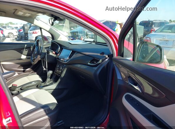 KL4CJBSB4HB126070 2017 BUICK ENCORE Burgundy წინა სალონის ხედი
