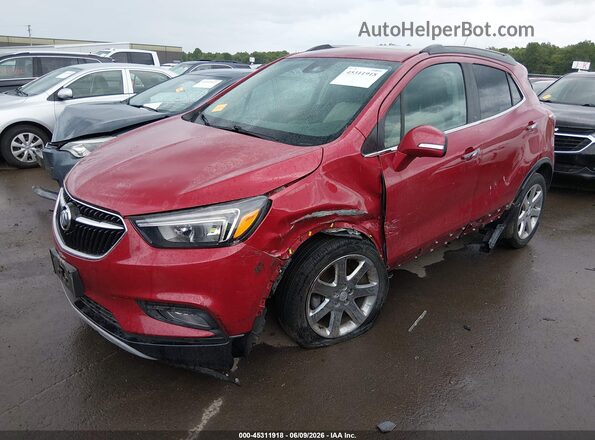 KL4CJBSB4JB621357 2018 BUICK ENCORE Red 
