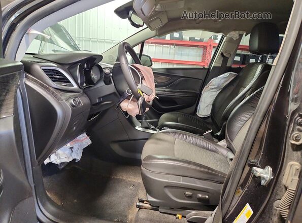 KL4CJBSB7GB577993 2016 BUICK ENCORE Black Вид салону спереду