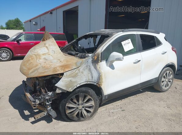 KL4CJBSB9JB575296 2018 BUICK ENCORE White Przód lewy