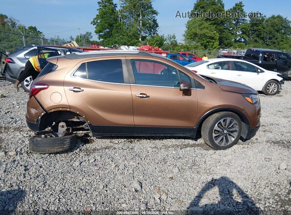 KL4CJBSBXHB035370 2017 BUICK ENCORE Brown Widok zestawu wskaźników