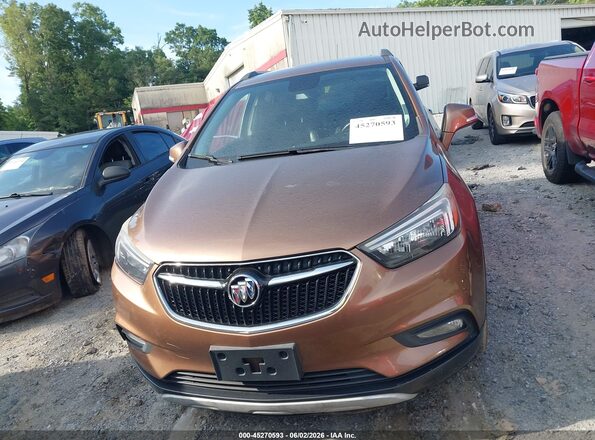 KL4CJBSBXHB044229 2017 BUICK ENCORE Dark Brown Dashboard view