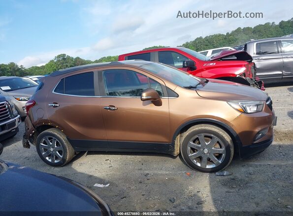 KL4CJBSBXHB044229 2017 BUICK ENCORE Dark Brown Instrument cluster view