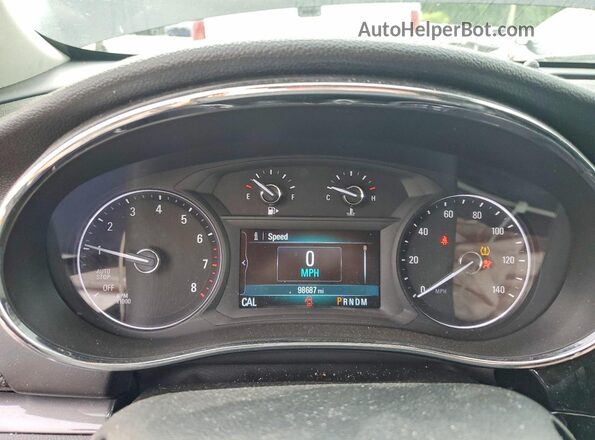 KL4CJBSM3HB015155 2017 BUICK ENCORE Black Սարքավորումների վահանակի տեսք