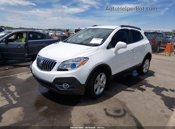 KL4CJCSB0GB531671 2016 BUICK ENCORE White Передня ліва чверть