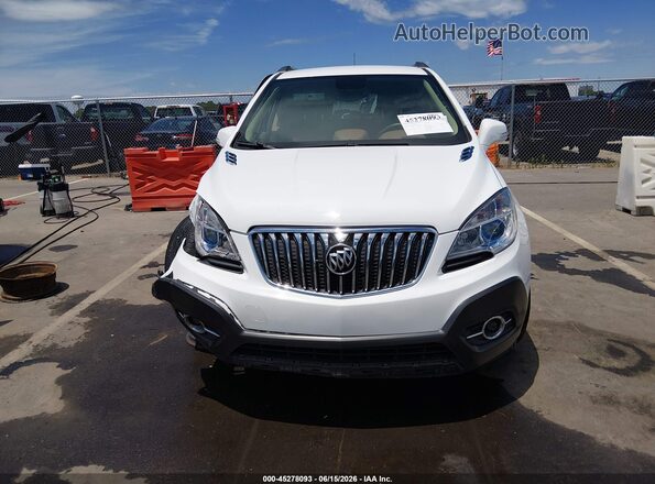 KL4CJCSB0GB531671 2016 BUICK ENCORE White Вид щитка приладів