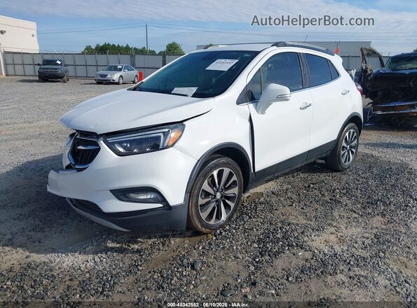 KL4CJCSB1LB058812 2020 BUICK ENCORE White Vista tres cuartos delantera izquierda