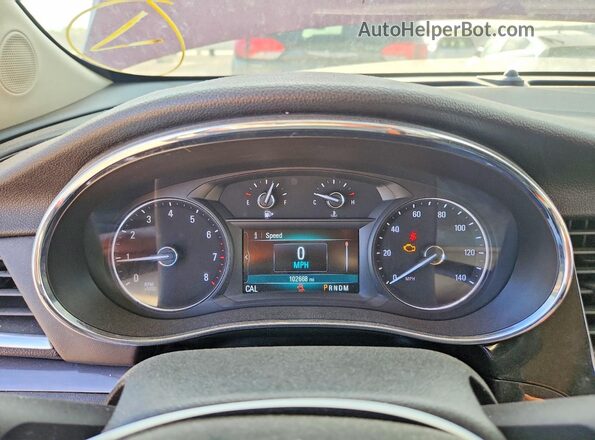 KL4CJCSB2HB023834 2017 BUICK ENCORE Красный Вид щитка приборов