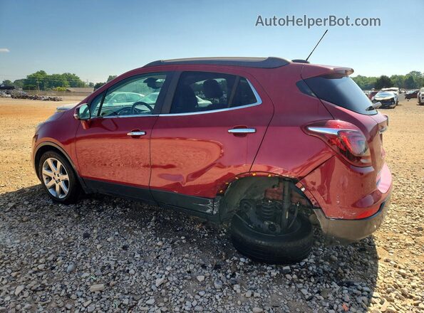 KL4CJCSB3JB609254 2018 BUICK ENCORE Red Trasero izquierdo