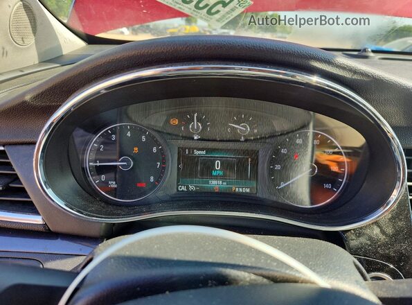 KL4CJCSB3JB609254 2018 BUICK ENCORE Red Vista del cuadro de instrumentos