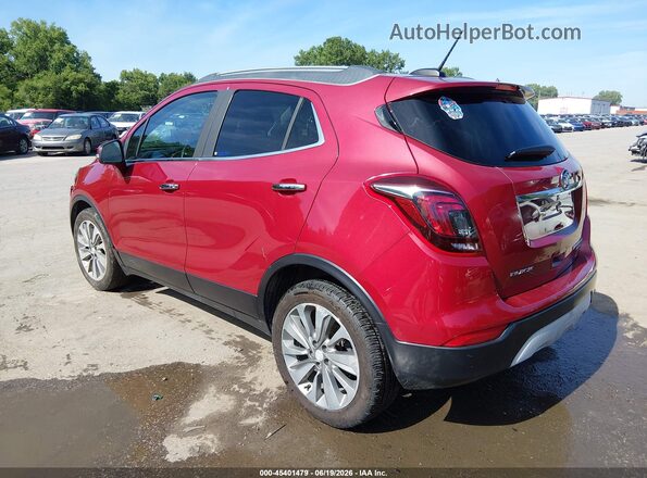 KL4CJCSB4HB000698 2017 BUICK ENCORE Red უკანა მარცხენა