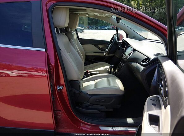 KL4CJCSB4HB000698 2017 BUICK ENCORE Red წინა სალონის ხედი